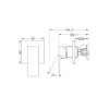 Picture of Nero Celia Shower Mixer Brushed Nickel