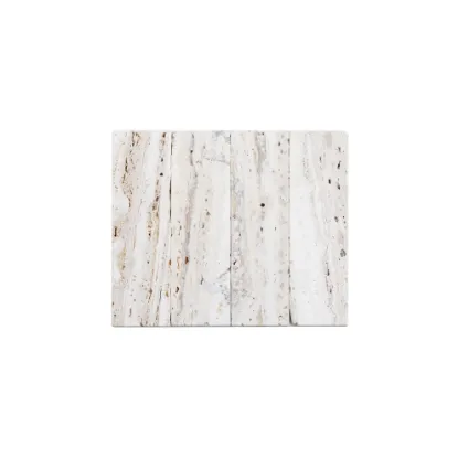 Picture of Natural Marble Mosaic Rectangular 60x200 White Travertine Tumbled