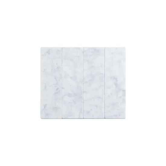 Picture of Natural Marble Mosaic Rectangular 60x200 Carrara Tumbled