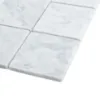 Picture of Natural Marble Mosaic Square 100x100 Carrara Tumbled